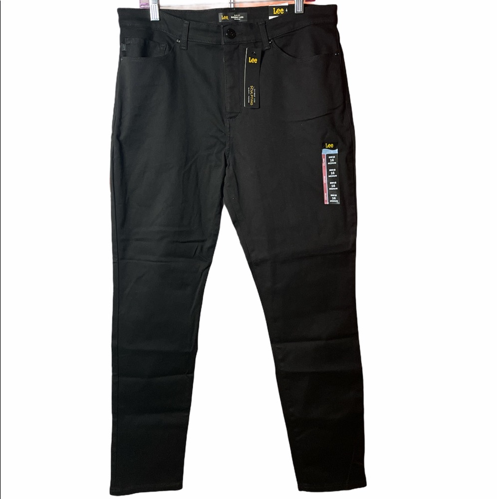 Lee Black Pants Size 16 New With Tags Retail $50